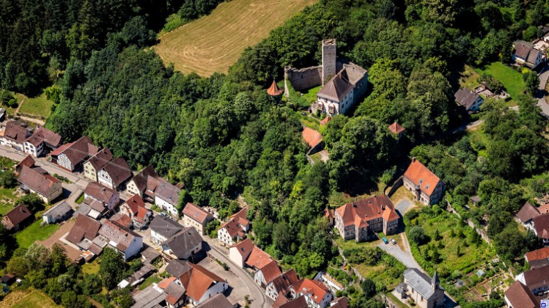 Luftaufnahme von Neidenstein