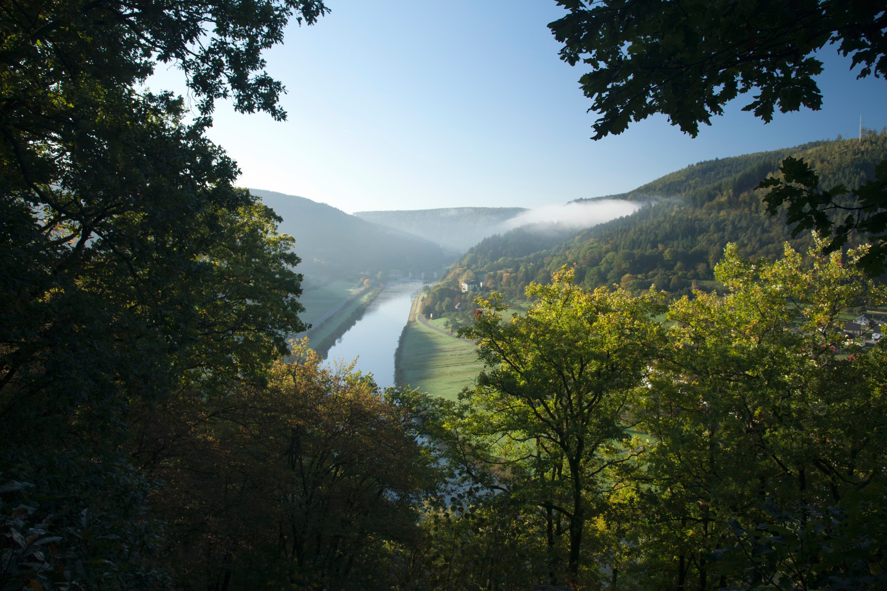 Blick auf den Neckar