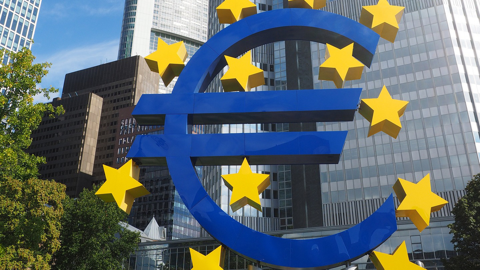 Euro-Zeichen Frankfurt
