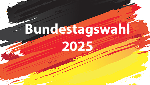 Gemalte Deutschlandfahne 