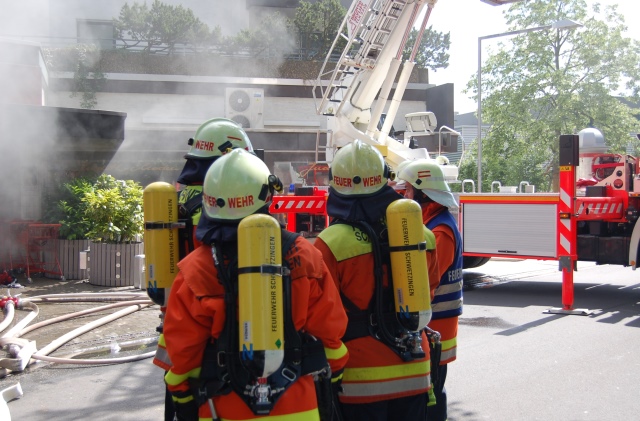 Feuerwehrleute im Einsatz