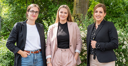 3 Mitarbeiterinnen der Jugendberufsagentur