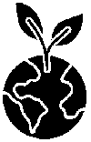 Icon symbolisiert die Erde in Form eines Apfels