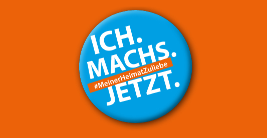 Badge mit der Aufschrift "Ich machs jetzt"