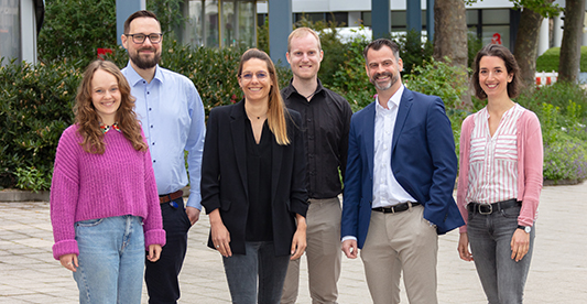Gruppenbild der Geschäftsstelle Klimaschutz