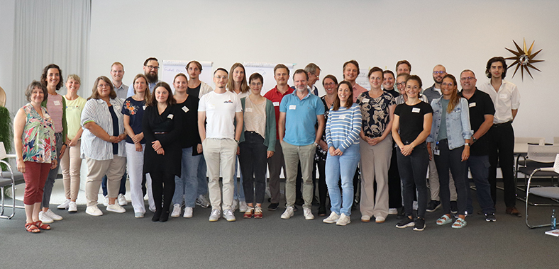 Gruppenfoto des Netzwerktreffens