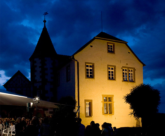 Kulturzentrum Kommandantenhaus im Abendlicht