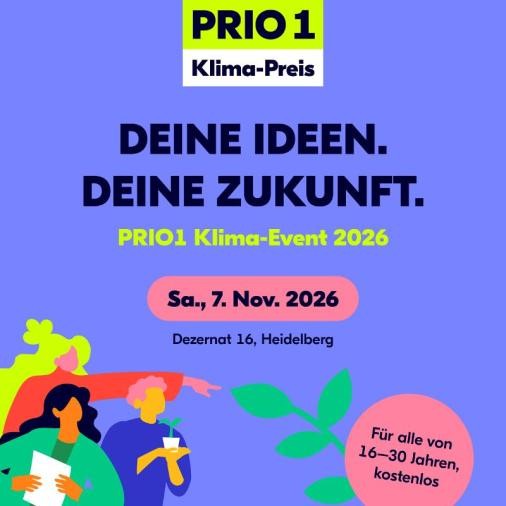 Plakat des PRIO1-Klimanetzwerks Plakat des PRIO1-Klimanetzwerks