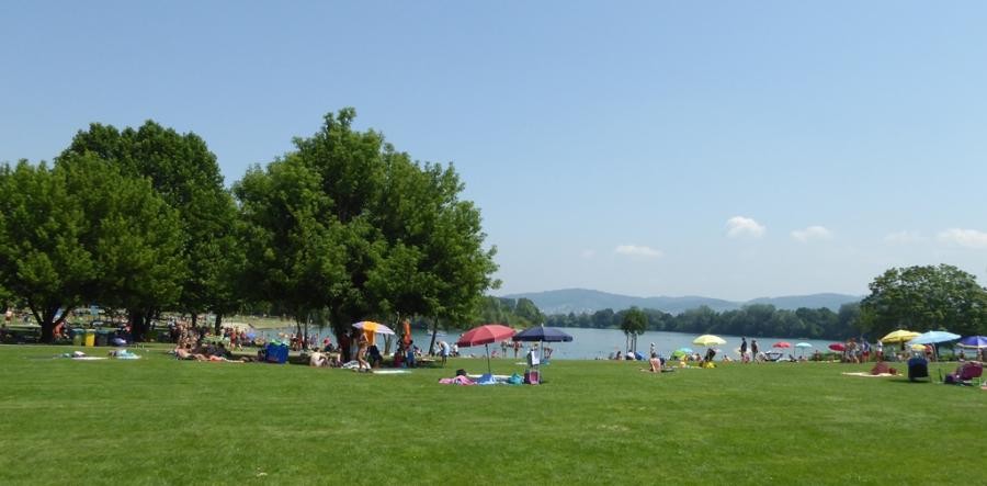 Liegewiese am Badesee