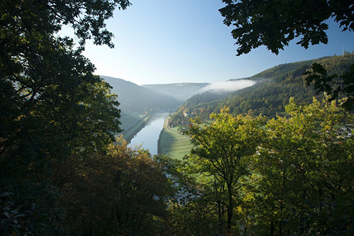 Aussichtspunkt am Neckarsteig